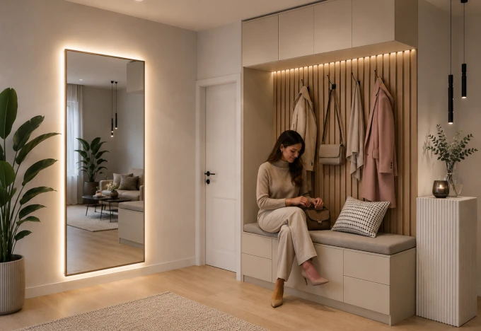 Spiegel Garderobe