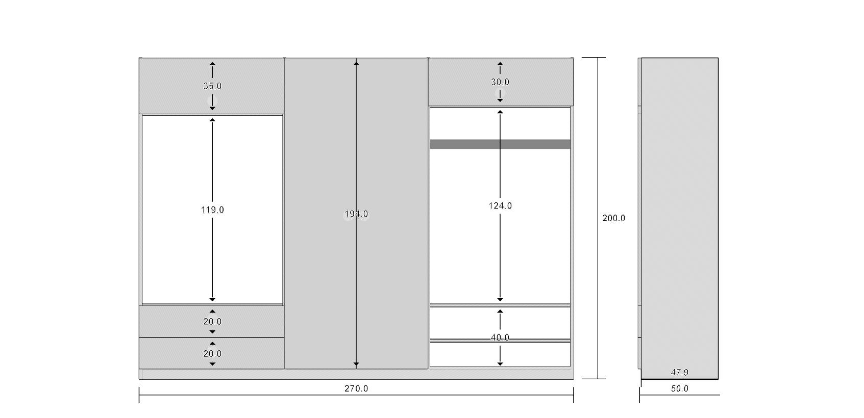 Garderobenschrank Weiß_Z2VFCY7M__2_2DSkizze_Fronten